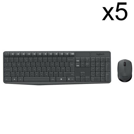 Logitech Wireless Combo MK235 (x5)