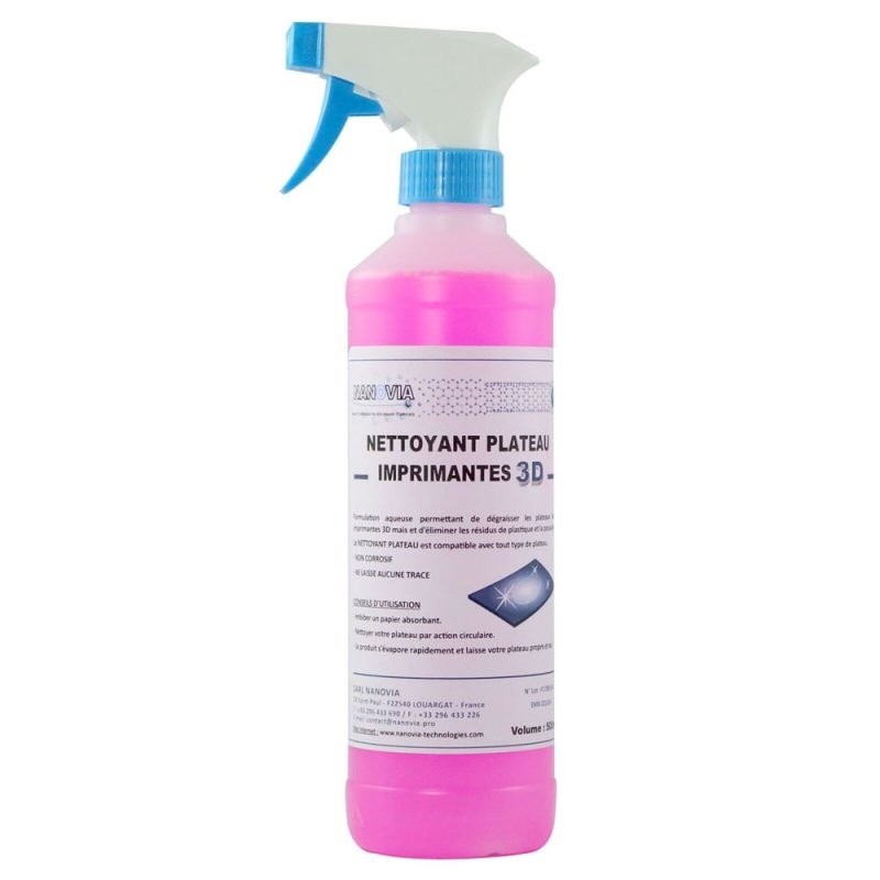 Nettoyant plateau imprimante 3D - 500 ml