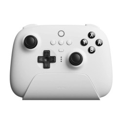 8Bitdo Ultimate Bluetooth Wireless Controller avec Dock (Blanc)