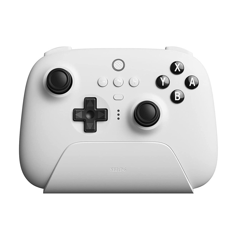 8Bitdo Ultimate Bluetooth Wireless Controller avec Dock (Blanc)