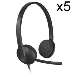 Logitech USB Headset H340 (x5)