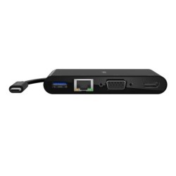 Belkin Adaptateur USB-C avec 1x HDMI 4K 1x VGA et RJ45