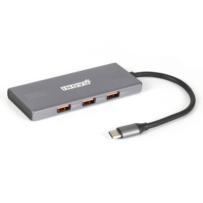 INOVU Hub USB-C vers 3x USB-A 3x USB-C et 1x USB-C 100W