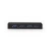 Nedis Station d'accueil 4 ports USB 3.0