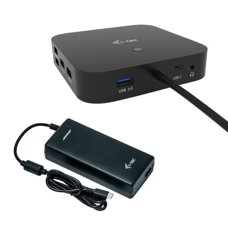 i-tec USB-C Dual Display Docking Station Power Delivery 100 W + Universal Charger 112 W