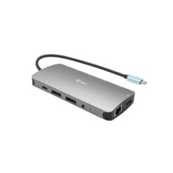 i-tec USB-C Metal Nano Dock 3x - 2 x Display Port + 1 x HDMI + 1 x Power Delivery 100W