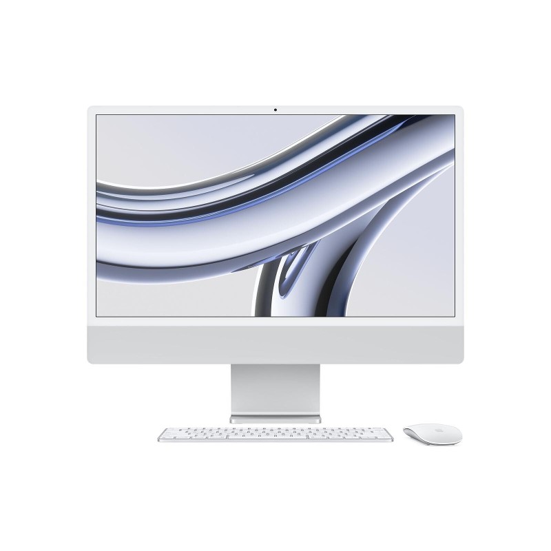 Apple iMac M3 (2023) 24" 16 Go 1 To Argent (MQRK3FN/A-16GB-1TB-MKPN-MM-MTP)