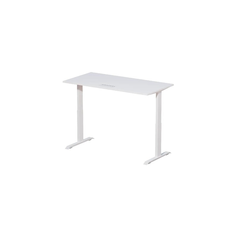 MTinternational Bureau électrique blanc (160x80cm) (MT7TE16080-BLC)