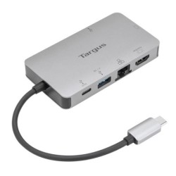 Targus Station d'accueil USB-C DP Alt Mode vidéo unique 4K HDMI / VGA avec 100 W PD Pass-Through