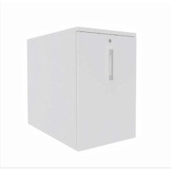 VINCO Caisson tower hauteur bureau H.735cm x L.47 x P.80 blanc