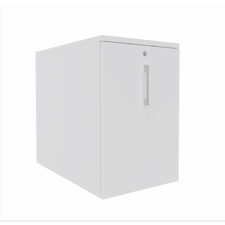 VINCO Caisson tower hauteur bureau H.735cm x L.47 x P.80 blanc