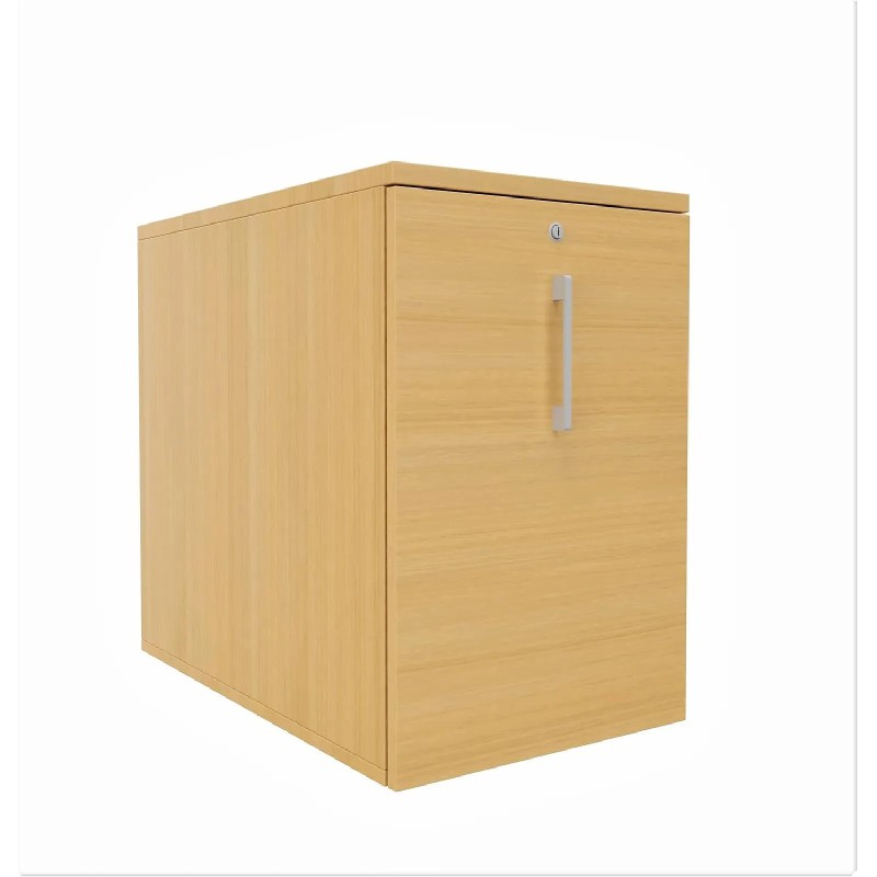 VINCO Caisson tower hauteur bureau H.735cm x L.47 x P.80 chêne clair