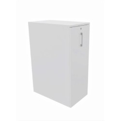 VINCO Caisson tower hauteur comptoir H.120cm x L.47 x P.80 blanc