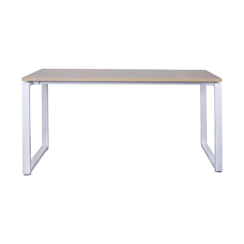 Bureau Blanc MT1 Elégance L120xP67 Hêtre et Blanc