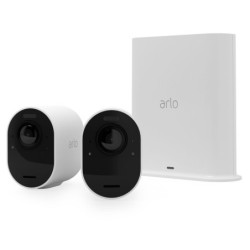 Arlo Ultra 2 Security System 2 Camera Kit - Blanc (VMS5240)