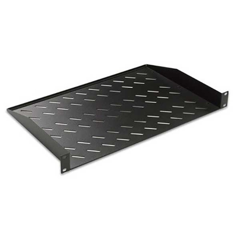 Ekivalan Plateau fixe 19" 1U 2 points profondeur 400 mm - Noir