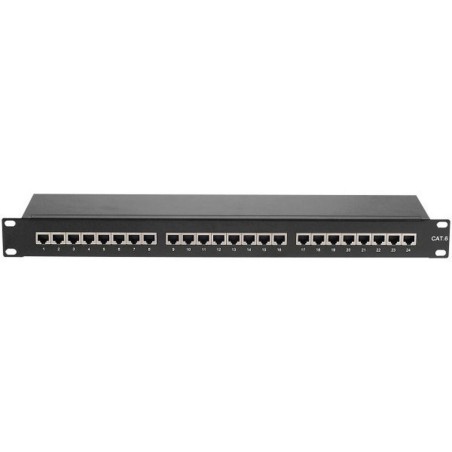 Goobay panneau de brassage 19'' catégorie 6 STP (24 ports)