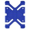 Avizar Coque pour tablette 8.9 à 12 pouces Universel Silicone Gel Bumper Fonction support bleu