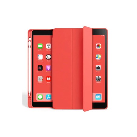 Eiger Étui pour iPad Pro 11" (2018-2022) Folio Renforcé à Fonction Support Magnétique Rouge