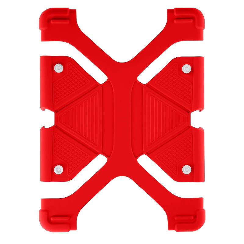 Avizar Coque antichocs pour tablette de 89'' à 12'' Design Rouge