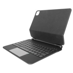 Avizar Coque Clavier Bluetooth QWERTY Noir pour iPad Pro 12.9 Support Magnétique