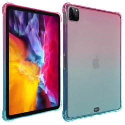 Avizar Coque Coins Bumper Bleu et rose pour iPad Pro 11 et Air 2022 2020