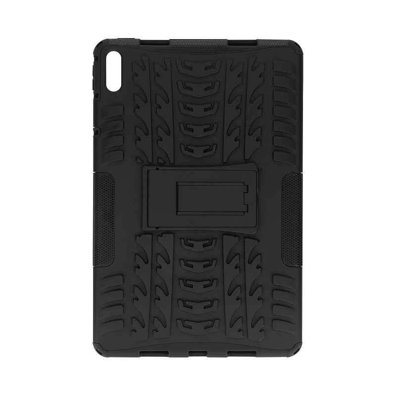 Avizar Coque Huawei MatePad 11 Bi-matière avec Béquille Support Noir