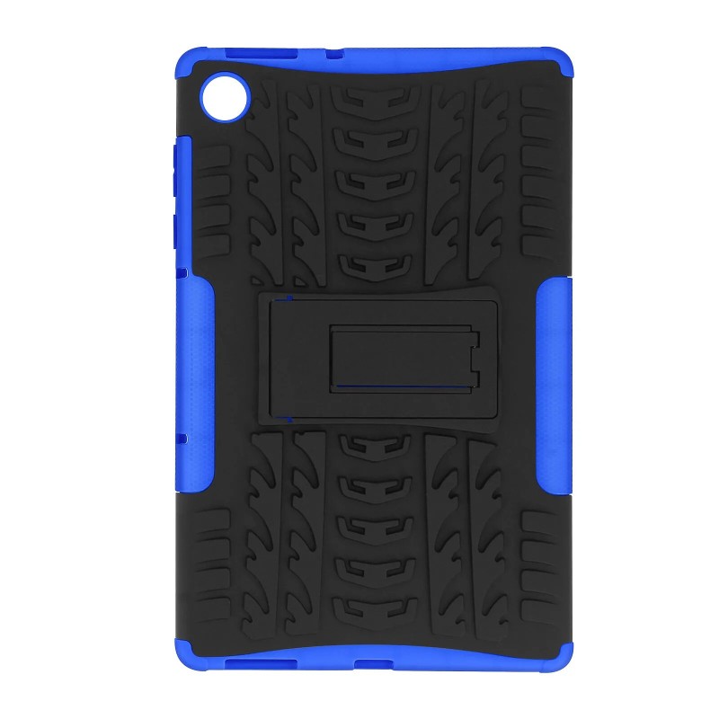 Avizar Coque Lenovo Tab M10 Gen 2 Protection Bi-matière avec Béquille Support Bleu