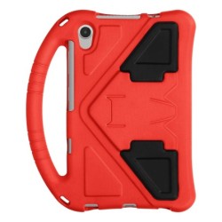 Avizar Coque pour Lenovo Tab M8 Gen 4 Rouge pour Enfant avec Poignée de Transport