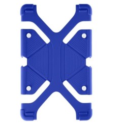 Avizar Coque pour tablette 7.9 à 9 pouces Universel Silicone Gel Bumper Fonction support bleu