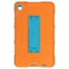 Avizar Coque Samsung Galaxy Tab A7 Lite Antichoc Béquille Support Orange / Bleu