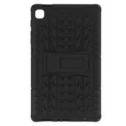 Avizar Coque Samsung Galaxy Tab A7 Lite Protection Bi-matière Béquille Support Noir