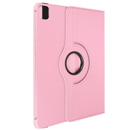 Avizar Étui Clapet pour iPad Air 13 2024 Folio Rotatif 360 Support Stand Rose