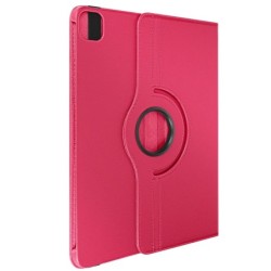 Avizar Étui Clapet pour iPad Pro 13 2024 Folio Rotatif 360 Support Stand Fuchsia