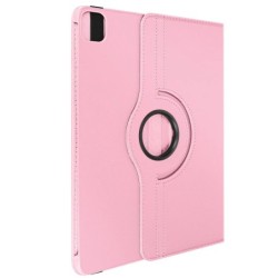 Avizar Étui Clapet pour iPad Pro 13 2024 Folio Rotatif 360 Support Stand Rose