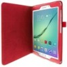 Avizar Étui de protection Rouge pour Samsung Galaxy Tab S2 9.7 - Fonction support video