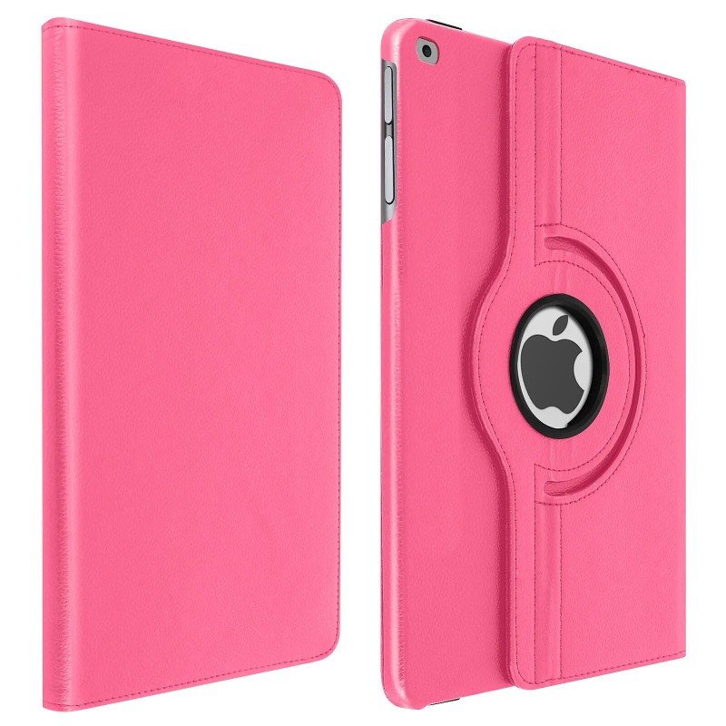 Avizar Étui Fonction Support Rotatif 360° Housse rose iPad 5 / 6 / Air