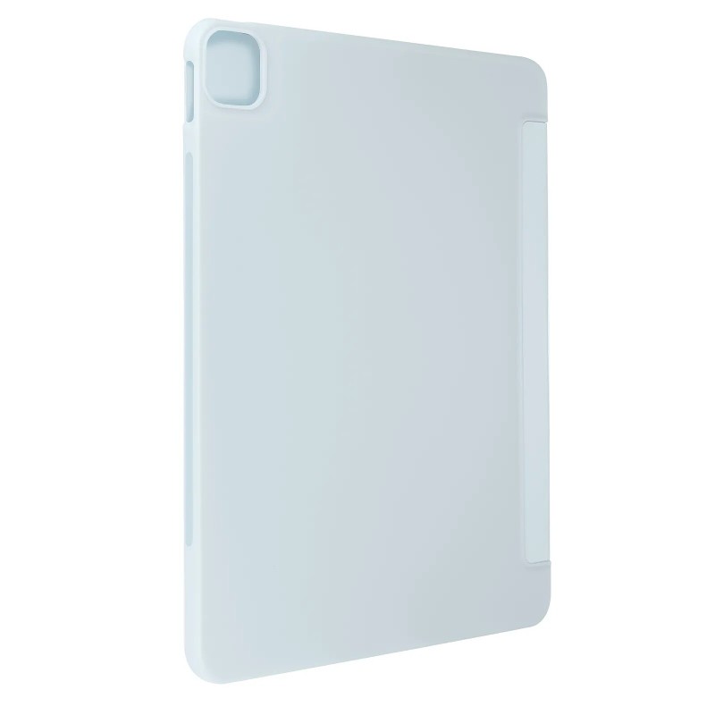 Avizar Étui pour iPad Air 13 2024 Clapet Pliable Support Multipostions Bleu Pâle