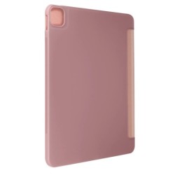 Avizar Étui pour iPad Air 13 2024 Clapet Pliable Support Multipostions Rose Champagne