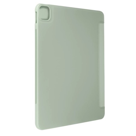 Avizar Étui pour iPad Air 13 2024 Clapet Pliable Support Multipostions Vert Pâle