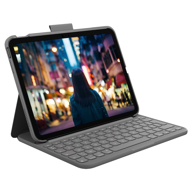 Logitech Slim Folio iPad 10.9" (10e génération) (Gris Oxford)