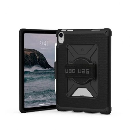 UAG Coque METROPOLIS avec Dragonne pour iPad 10.9 pouces 2022 10ème génération Noir