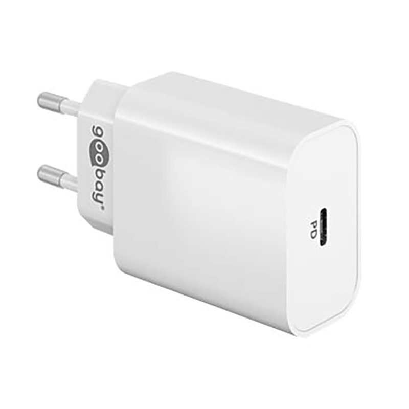 Goobay Chargeur USB-C 45W Blanc