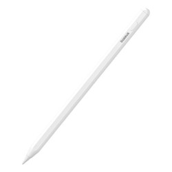 Baseus Stylet Actif pour iPad Fluide Autonomie 10H Magnétique Port USB C Blanc