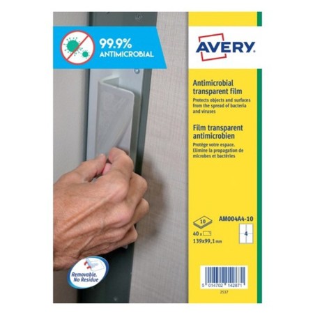 Avery 40 Films Antimicrobiens 139 x 991 mm (AM004A4-10)