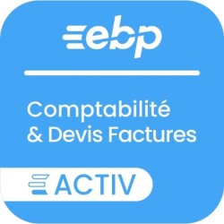 EBP Compta & Devis Factures ACTIV + Service Privilège - Licence 1 an - 1 poste - A télécharger