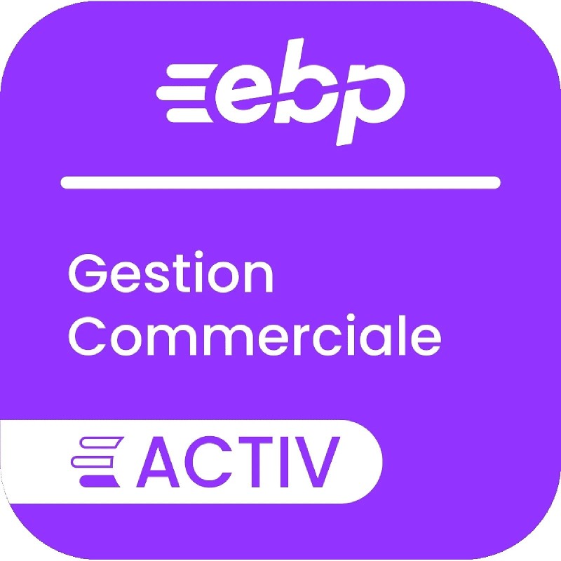 EBP Gestion Commerciale ACTIV + Service Privilège - Licence 1 an - 1 poste - A télécharger