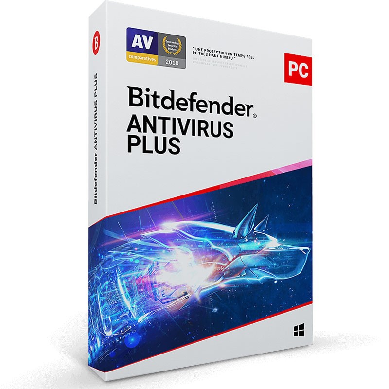 Bitdefender Antivirus Plus - Licence 3 postes 2 ans