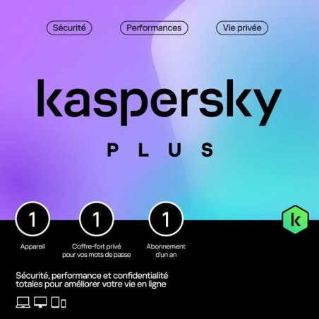 Kaspersky Anti-Virus Plus - Licence 1 poste 1 an