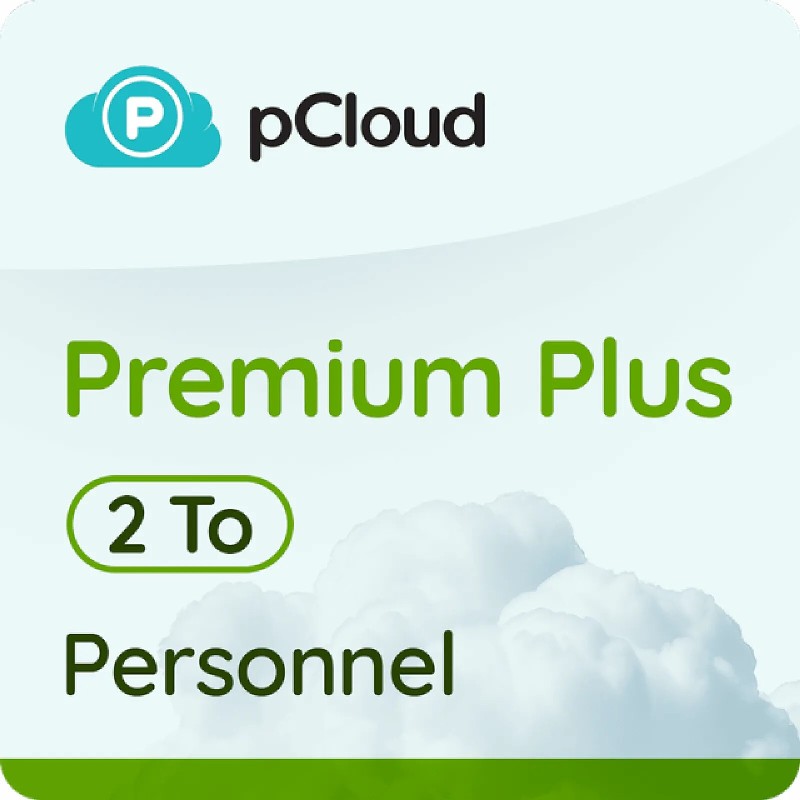 pCloud Premium Plus Personnel 2 To – Licence perpétuelle - A télécharger